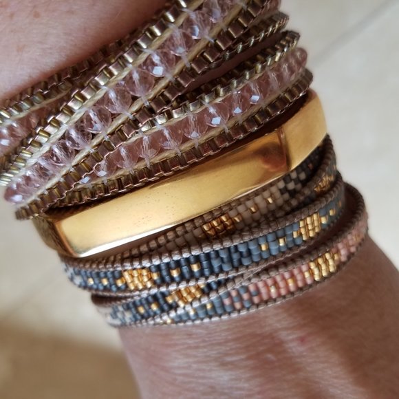 Noonday Collection Sofiya Wrap Beaded Bracelet-NWT - Picture 2 of 5